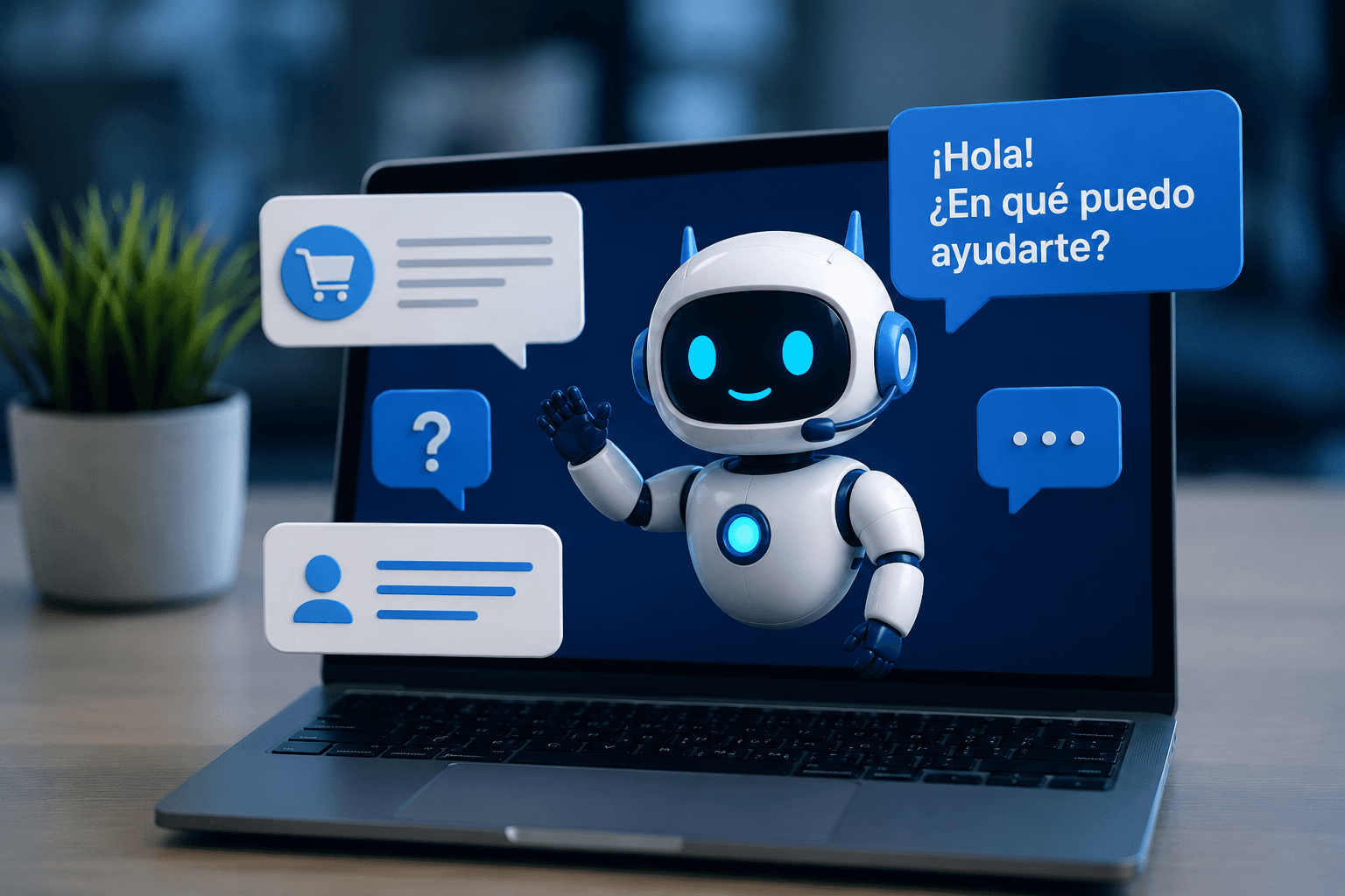 Chatbots con inteligencia artificial para páginas web